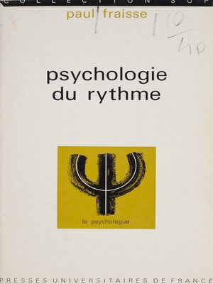 cover image of Psychologie du rythme